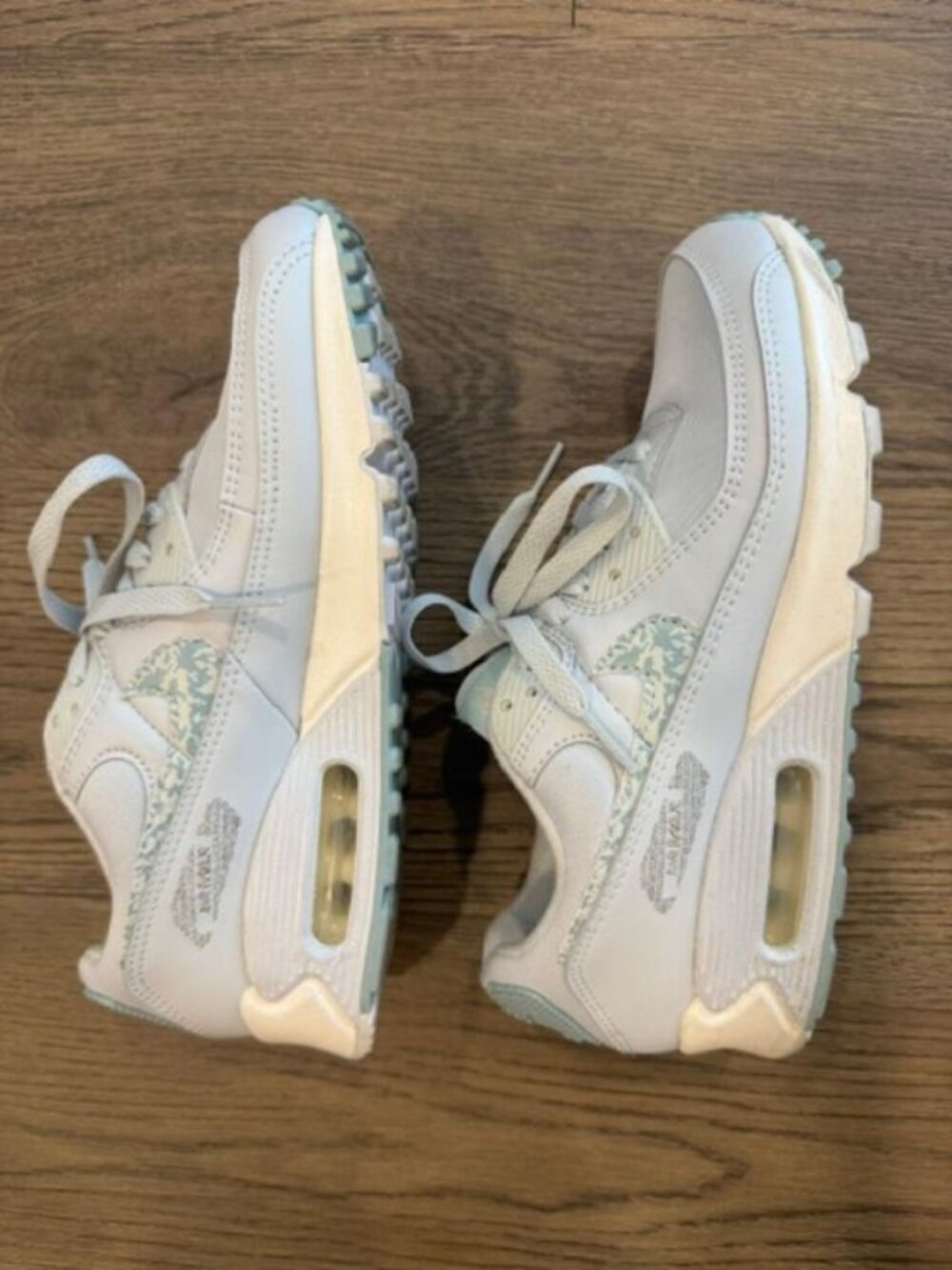 Nike Air Max 90 "Aura / Ocean Cube" Camo Swoosh · Women's US 8 · With Box